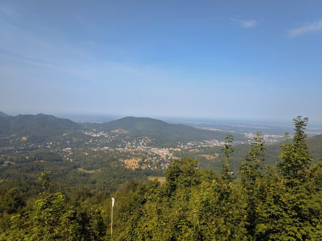 merkur mountain baden baden zonnig