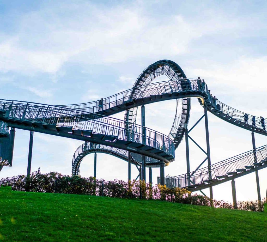 duisburg kunst rollercoaster