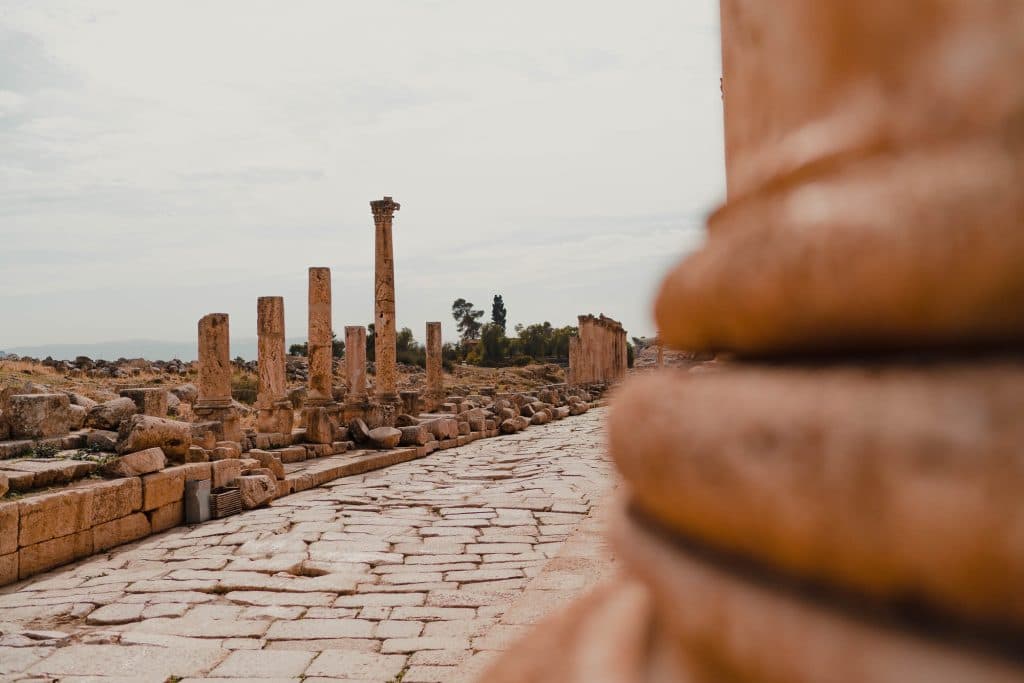 romeinse site jordanie jerash