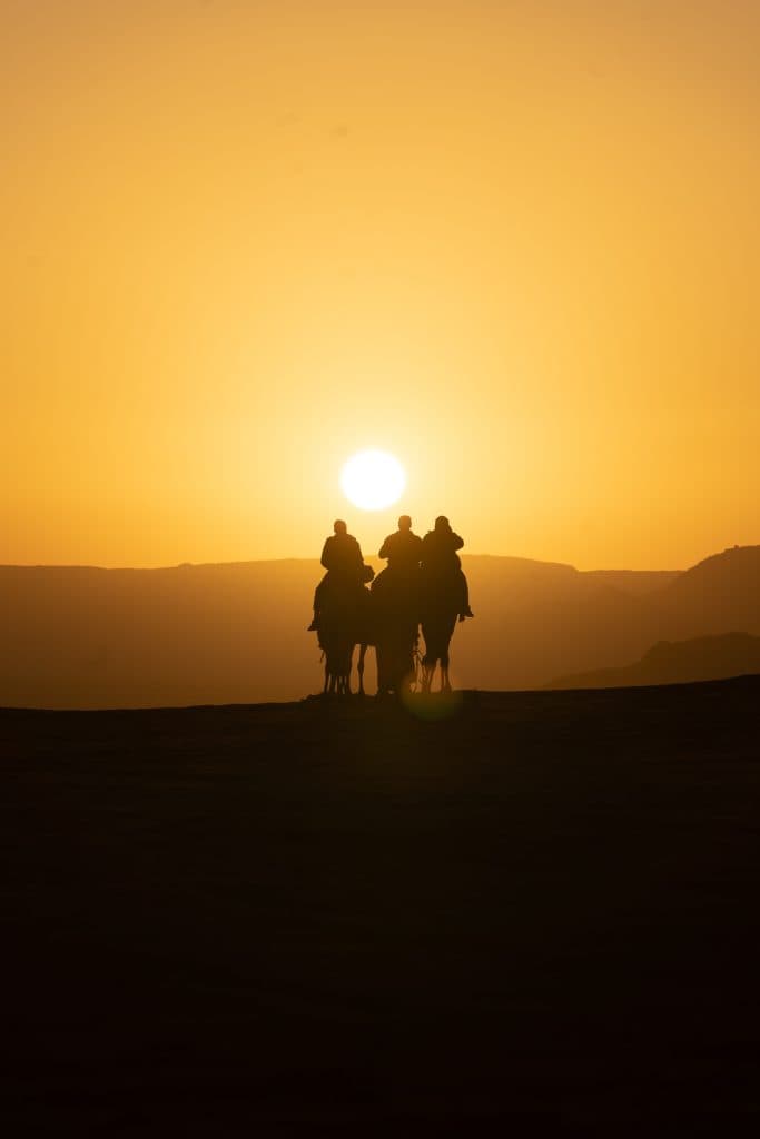 zonsopgang wadi rum