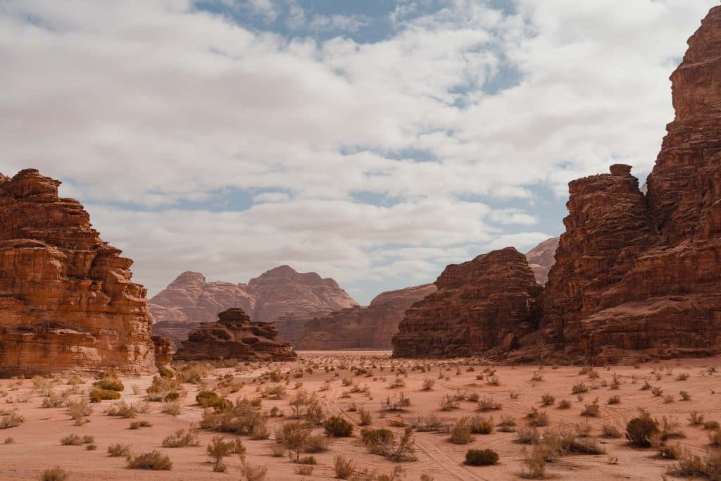 woestijn wadi rum jordanie