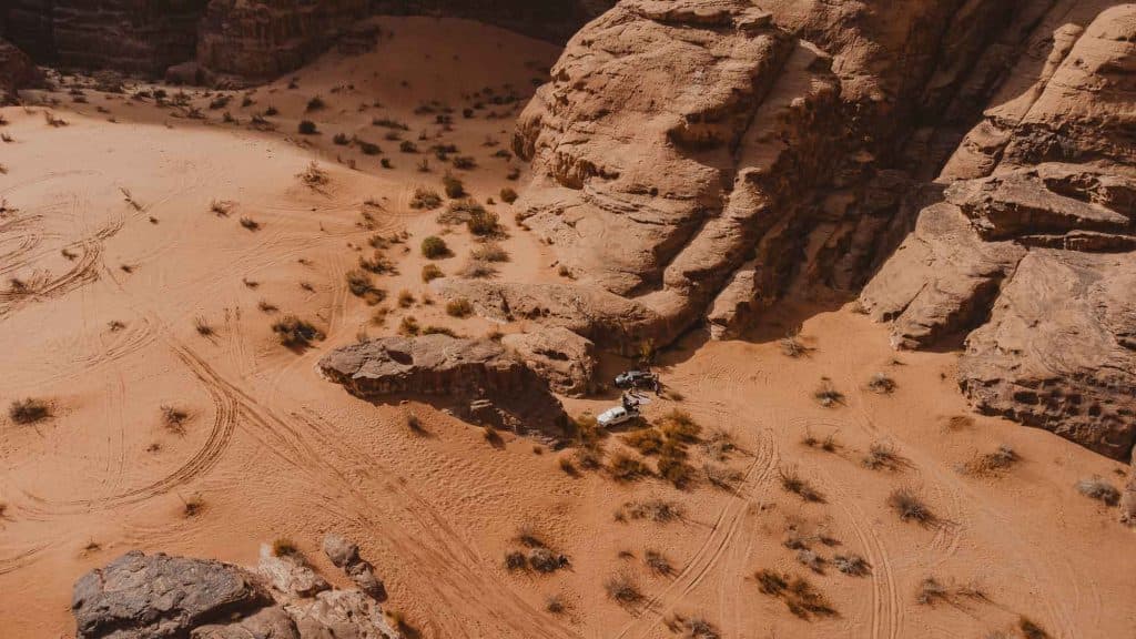 lunch wadi rum jordanie