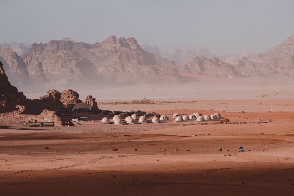 woestijn kamp slapen wadi rum