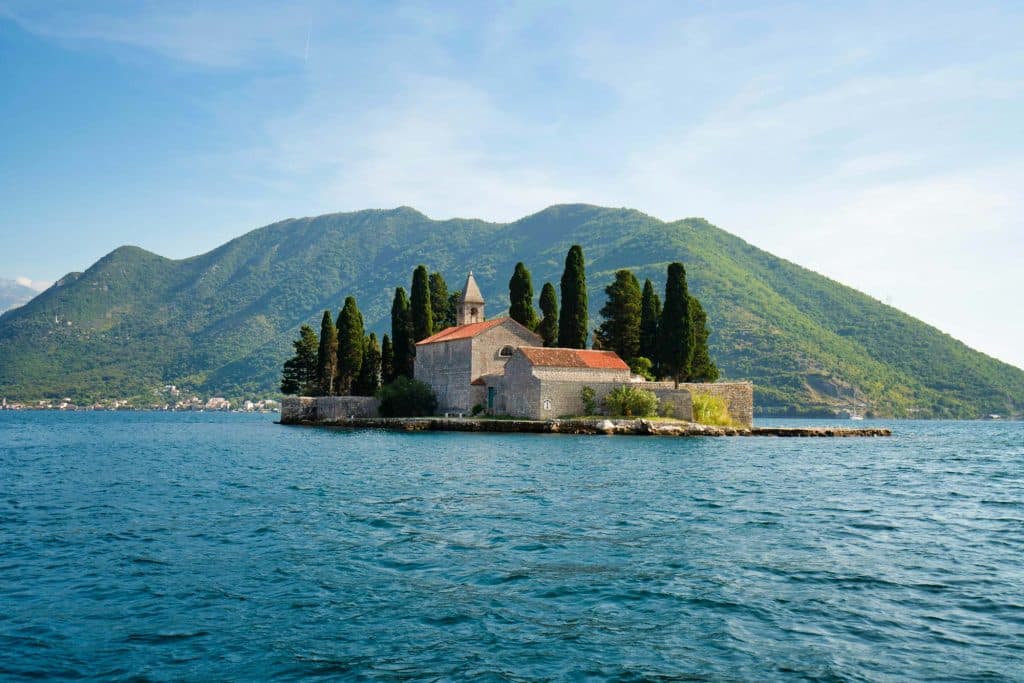 Perast aan de baai van Kotor