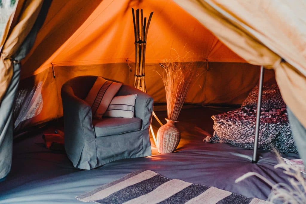 glamping tent huren