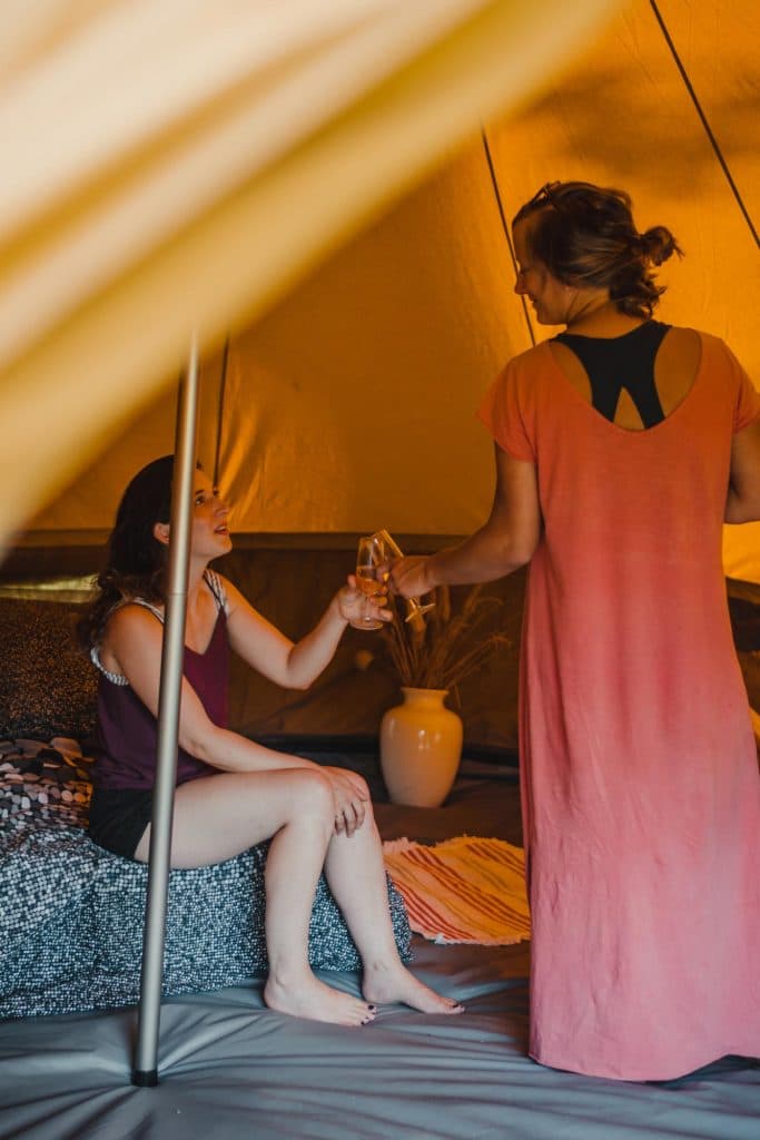glamping party huren