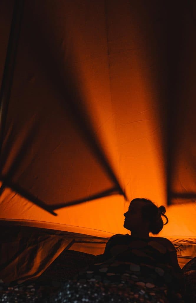 glamping tent huren België