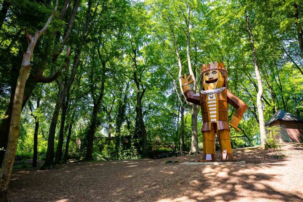 wandelen tussen de reuzen op de kluisberg
