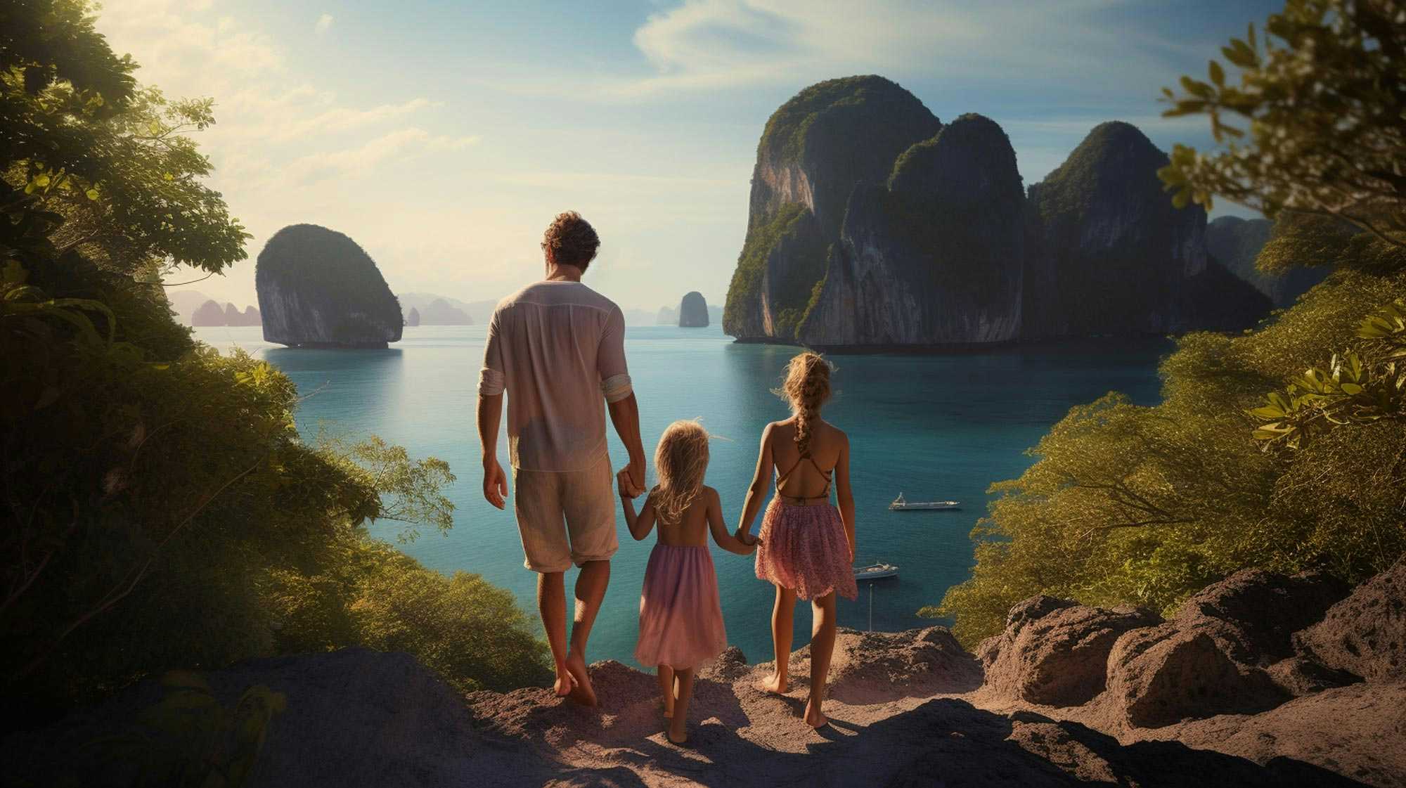 Waarom zou je in godsnaam als jonge vader met twee dochters alleen op een verre reis naar Thailand gaan?