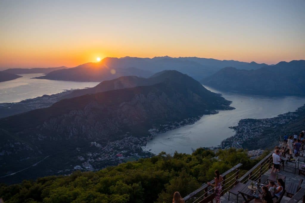 uitzicht kotor bay