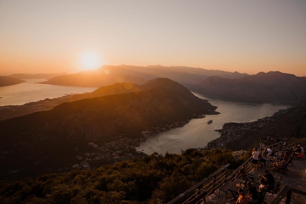 uitzicht over kotor, montenegro