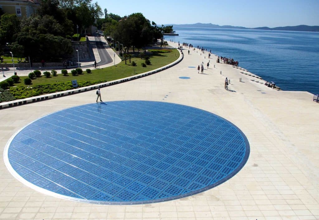 greeting to the sun zadar