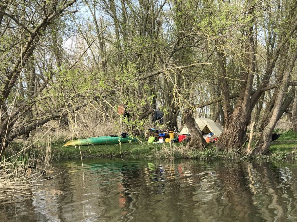 paalkamperen in de biesbosch
