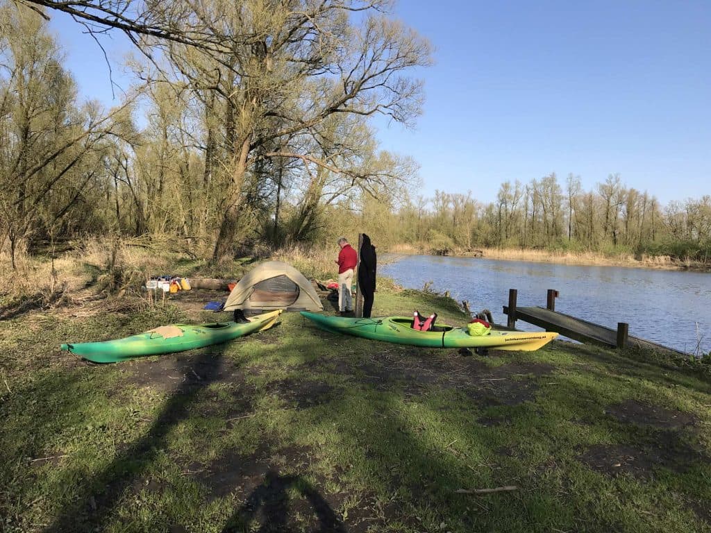 kamperen in de biesbosch