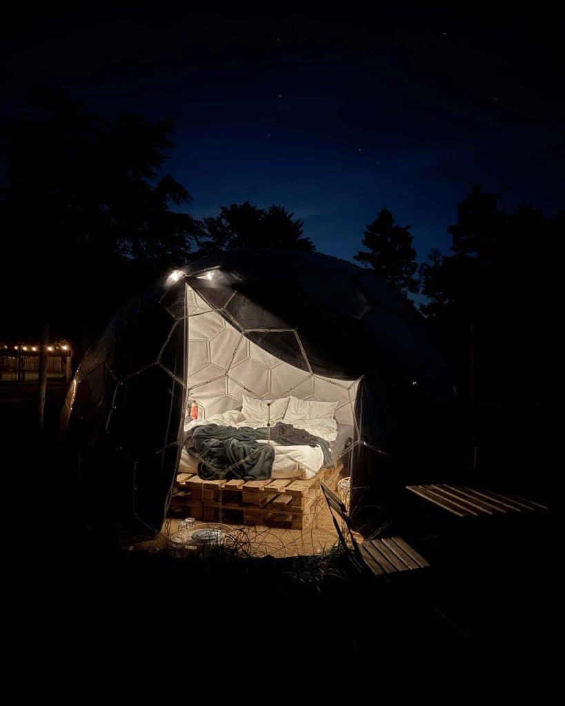 slapen in bubbel: de sterrenwachters