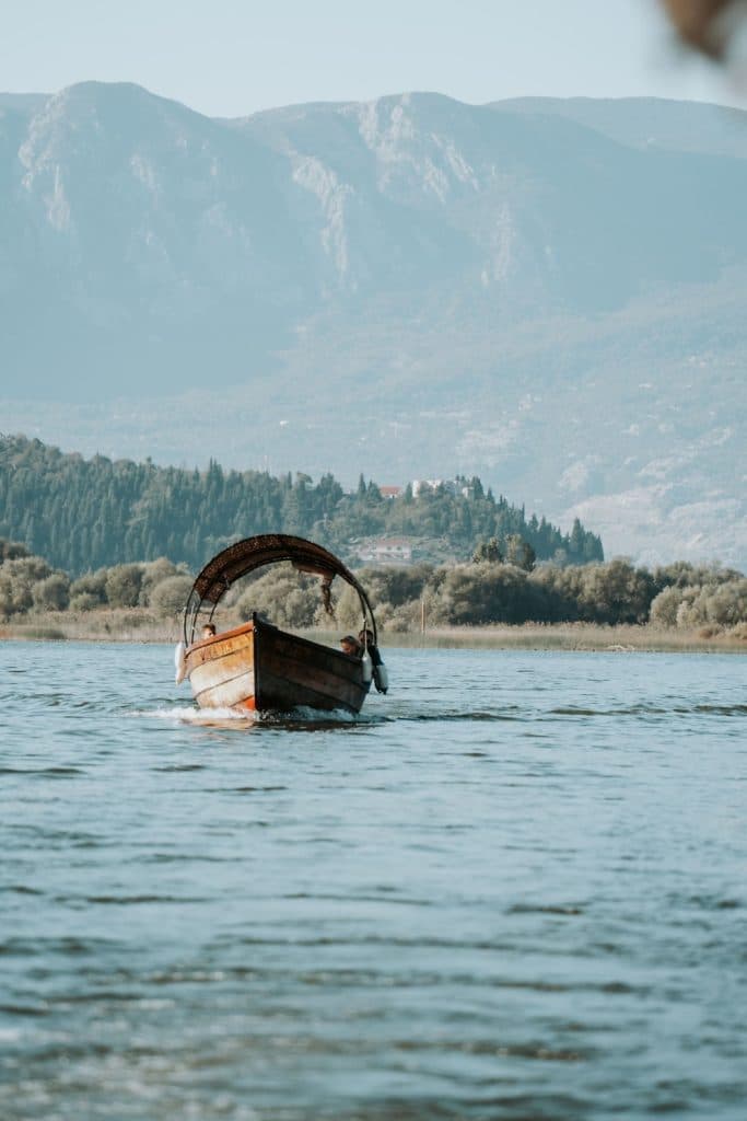 Het meer van Skadar in Montenegro