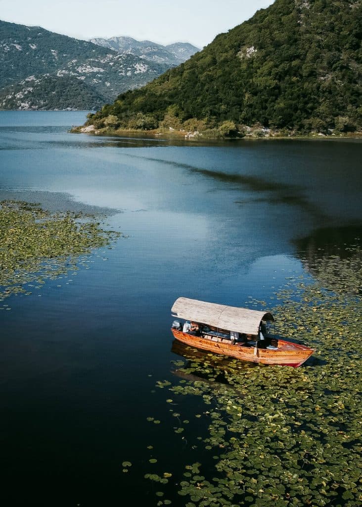 Het meer van Skadar in Montenegro